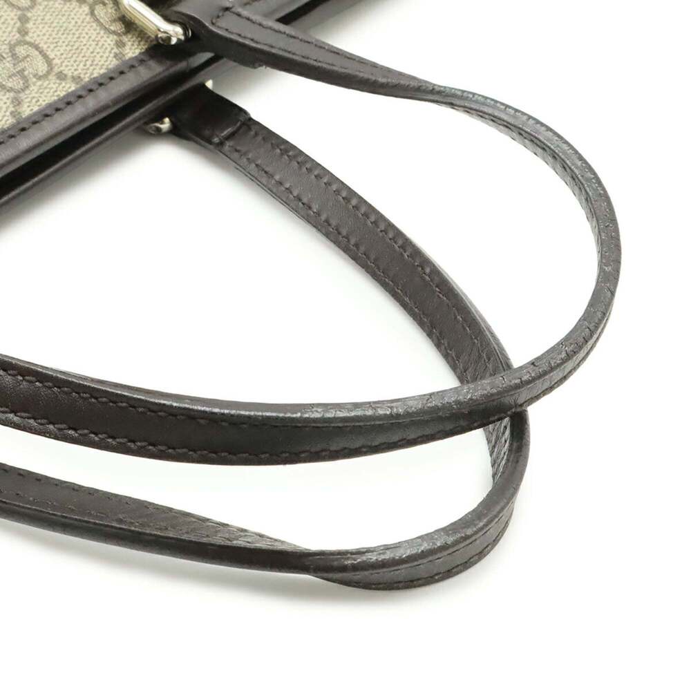 GUCCI Authentic Brown Leather Shoulder Bag - Picture 7 of 10
